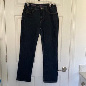 NYDJ Marilyn dark wash jeans 10 P